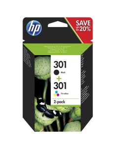 TINTA HP 301 N9J72AE PACK 2 UDS BLACK + TRICOLOR