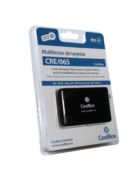 LECTOR DE TARJETAS COOLBOX SIM + DNIE + HUB USB