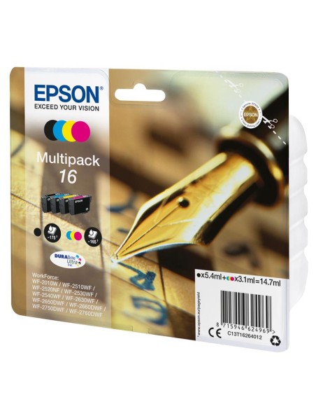 TINTA EPSON C13T16264012 T1626 MULTIPACK 16