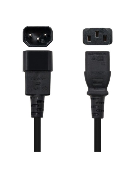 CABLE ALIMENTACION NANOCABLE C13/H-C14/M 1.5M