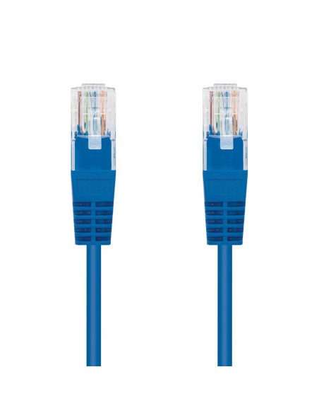 CABLE DE RED CAT.6 UTP 0.5M NANOCABLE BLUE