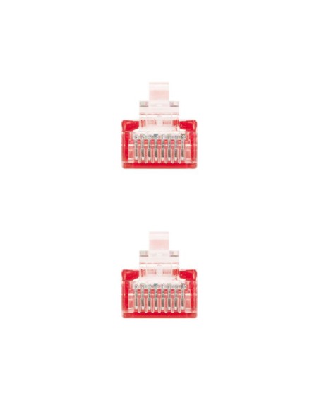 CABLE DE RED CAT.6 UTP FLEX 2M NANOCABLE RED