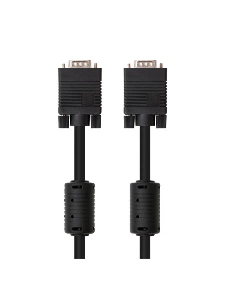 CABLE SVGA NANOCABLE HDB15M/HDB15M 1.8M 2 FERRITAS