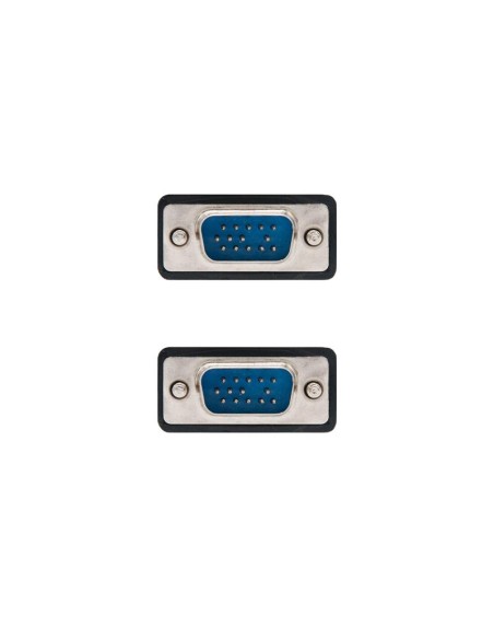 CABLE SVGA NANOCABLE HDB15M/HDB15M 1.8M 2 FERRITAS