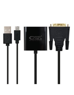 CABLE CONVERSOR DVI A M-SVGA 10CM BLACK 2