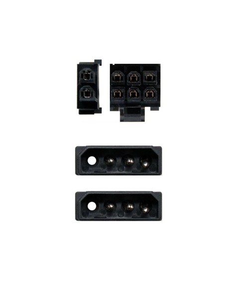 CABLE ALIMENTACION TARJETA GRAFICA NANOCABLE X2 MOLEX/M - 6+2 PIN/M 20CM