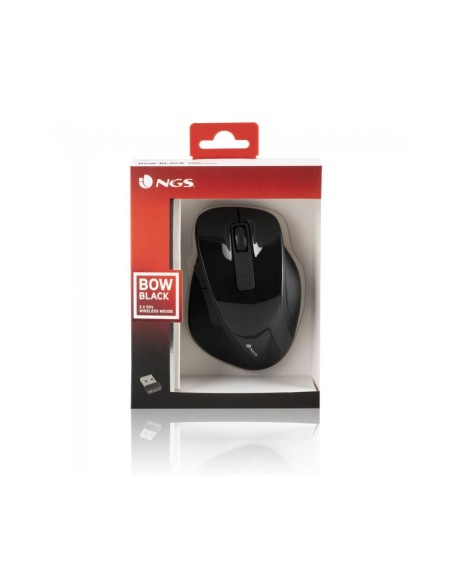 RATON NGS BOW OPTICAL WIRELESS 5 BOTONES BLACK