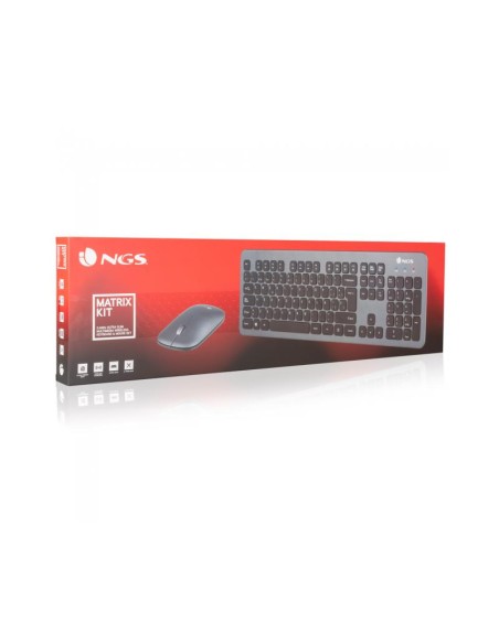 TECLADO + RATON NGS MATRIX SLIM WIRELESS BLACK