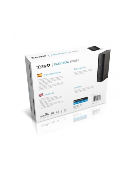 CAJA EXTERNA TOOQ HDD 3.5 IDE/SATA USB BLACK