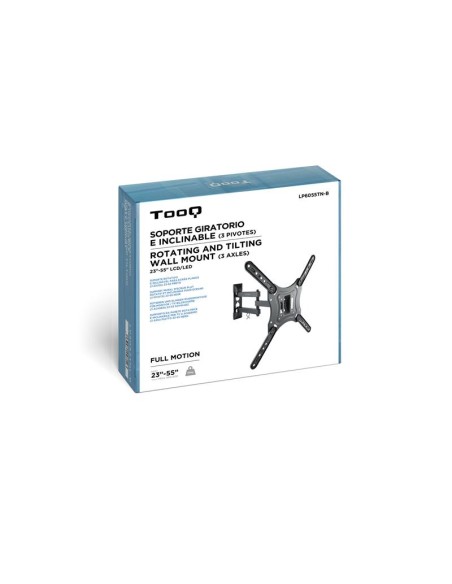 SOPORTE TV MONITOR TOOQ 23-55 30KG INCLINABLE/GIRATORIO
