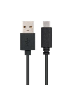 CABLE USB 3A TIPO USB-CM-AM NEGRO 2M NANOCABLE 2