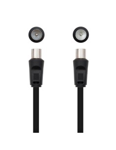 CABLE ANTENA TV 75 OHM M-H 1.8 M NANOCABLE BLACK 2