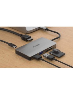 DOCK HUB USB D-LINK 6 EN 1 DUB-M610 USB-C 2