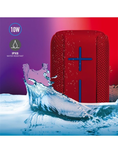 ALTAVOCES NGS ROLLERCOASTER BLUETOOTH RED USB + MICRO SD