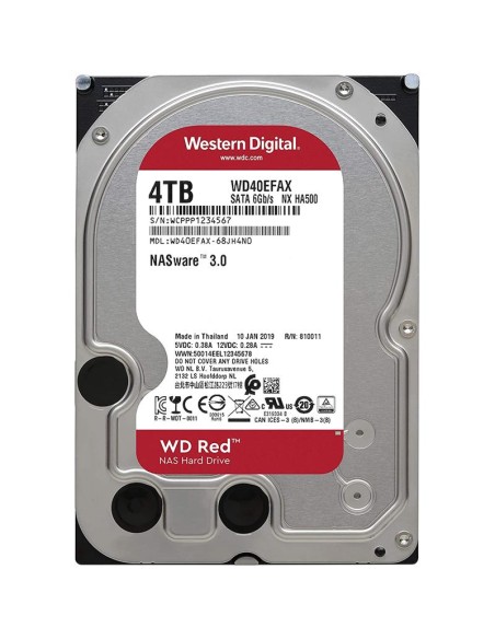 DISCO DURO WESTERN DIGITAL 4TB 3,5 SATA RED