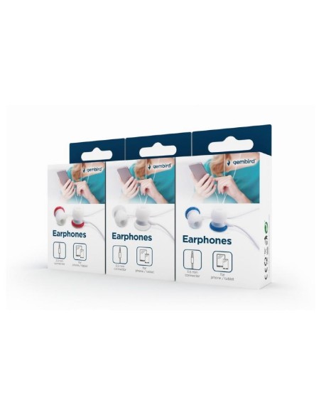 AURICULARES GEMBIRD IN EAR BLUE