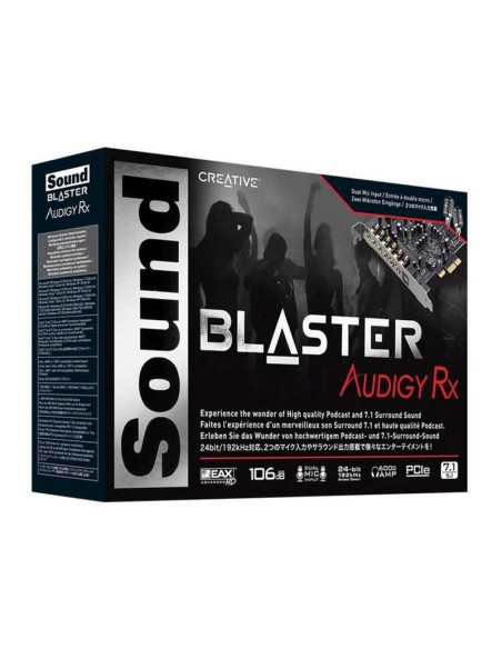 TARJETA DE SONIDO CREATIVE AUDIGY RX PCI-E 7.1