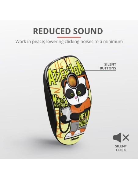 RATON TRUST SKETCH SILENT CLICK WIRELESS YELLOW