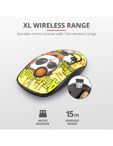 RATON TRUST SKETCH SILENT CLICK WIRELESS YELLOW