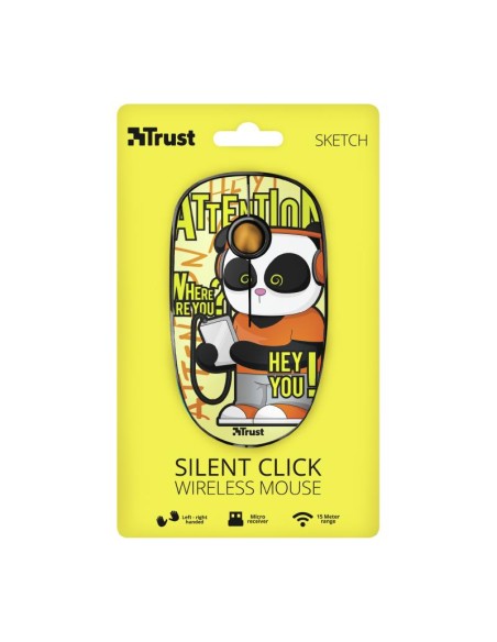 RATON TRUST SKETCH SILENT CLICK WIRELESS YELLOW