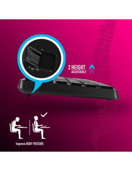 TECLADO + RATON NGS ALLURE WIRELESS BLACK