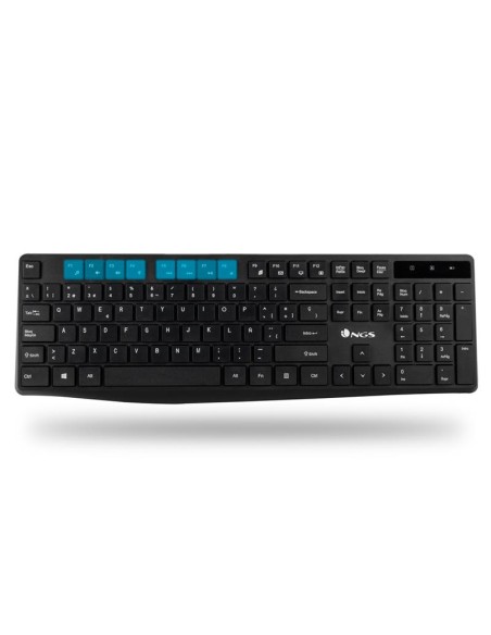 TECLADO + RATON NGS ALLURE WIRELESS BLACK