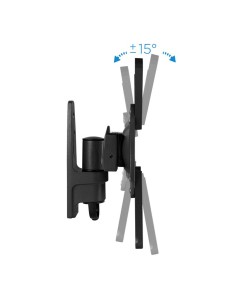 SOPORTE TV MONITOR TOOQ 10-32 20KG INCLINABLE/GIRATORIO BLACK 2