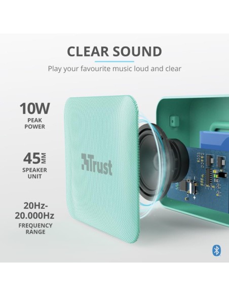 ALTAVOCES TRUST ZOWY WIRELESS BLUETOOTH MINT