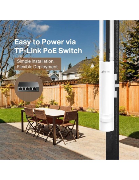 ACCESS POINT TP-LINK OMADA EAP225 AC1200 1200MBIT/S WIFI EXTERIOR POE
