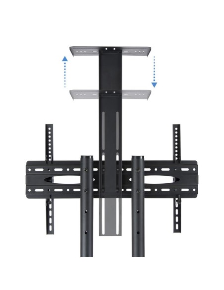 SOPORTE TV MONITOR TOOQ SUELO 37 - 70 50KG BLACK