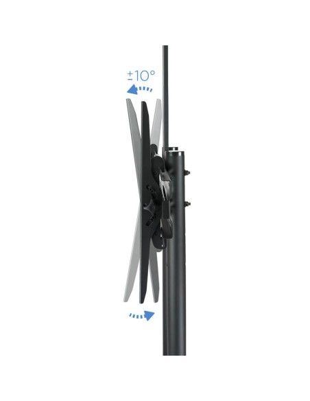 SOPORTE TV MONITOR TOOQ SUELO 37 - 70 50KG BLACK