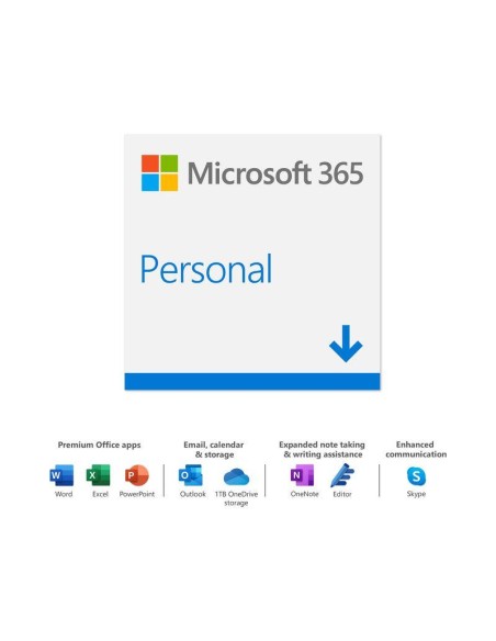 MICROSOFT OFFICE 365 PERSONAL 1LIC - 1 AÑO (LIC ELECTRONICA)