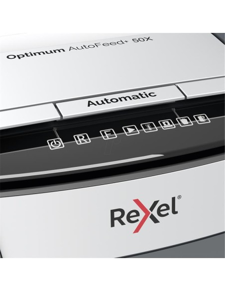 DESTRUCTORA REXEL OPTIMUM AUTOFEED+ 50X AUTOMATICA CONFETI