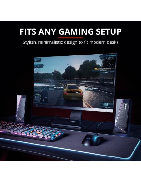 ALTAVOCES TRUST GAMING GTX 609 ZOXA RGB 2.0 SPEAKERSET