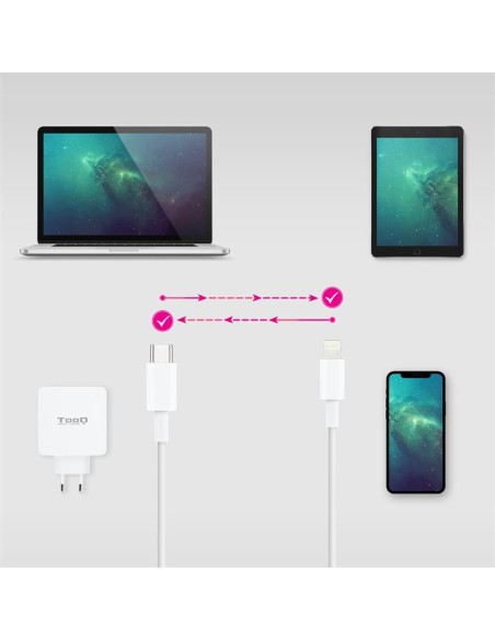 CABLE LIGHTNING A USB-C NANOCABLE 1M