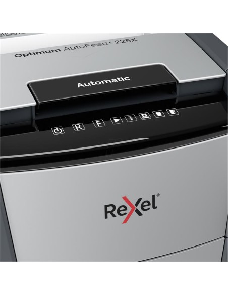 DESTRUCTORA REXEL OPTIMUM AUTOFEED+ 225X AUTOMATICA CONFETI