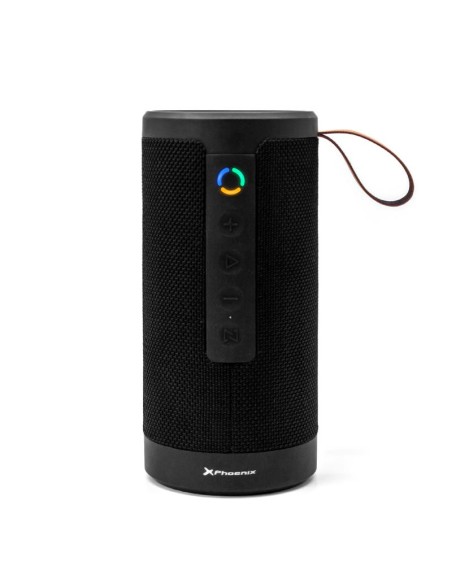 ALTAVOCES PHOENIX 10W BLUETOOTH WATER RESISTANT IPX5 RADIO + MICRO SD BLACK