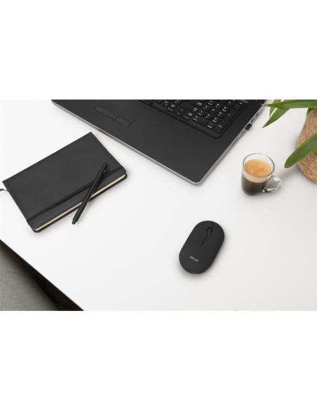 RATON TRUST PUCK RECARGABLE WIRELESS BLUETOOH BLACK