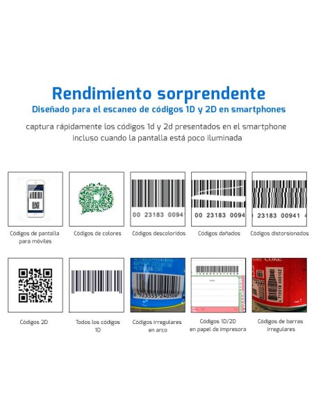 LECTOR AVPOS CODIGOS AVPOS 630 SOBREMESA USB 1D +2D + QR