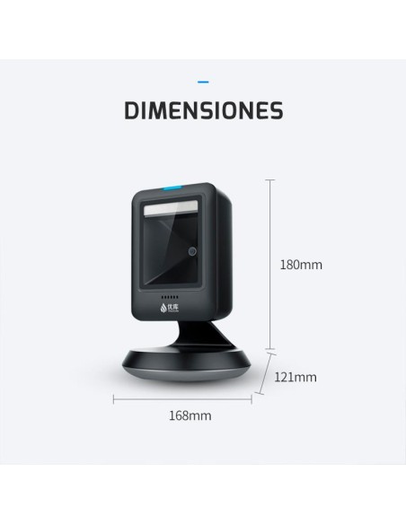 LECTOR AVPOS CODIGOS AVPOS 630 SOBREMESA USB 1D +2D + QR