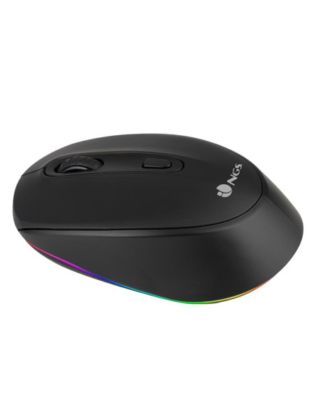 RATON NGS SMOG MULTIDEVICE WIRELESS BLUETOOTH RECARGABLE LED BLACK