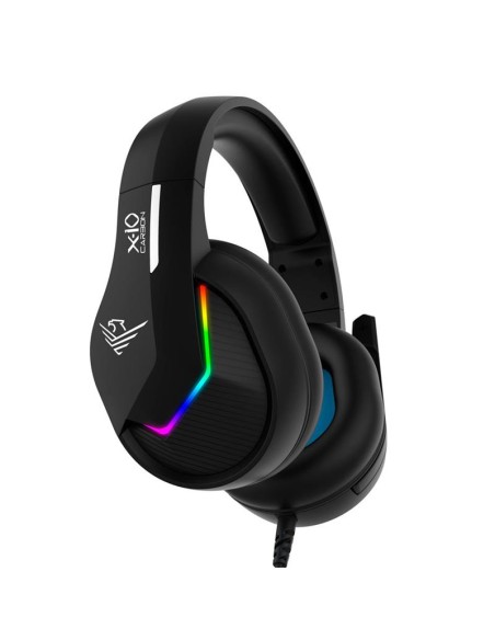 AURICULARES + MICROFONO PHOENIX X-IO GAMING RGB CARBON BLACK