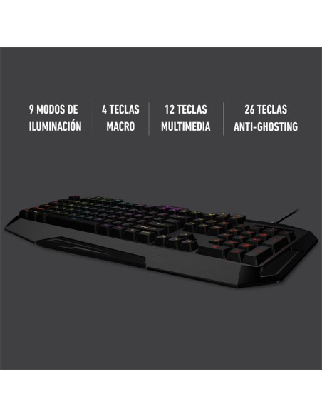 TECLADO PHOENIX GAMING USB RGB