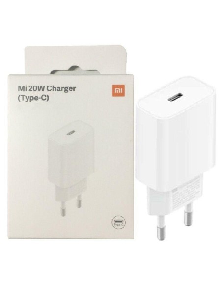 CARGADOR SMARTPHONE/TABLET XIAOMI MI FAST CHARGER USB-C 20W WHITE