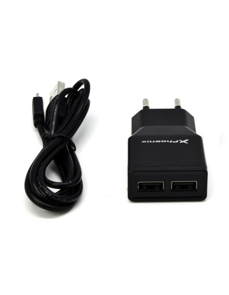 CARGADOR PHOENIX SMARTPHONE 2X USB 5V 2A