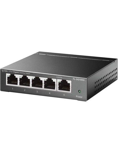 SWITCH TP-LINK TL-SG105S GIGABIT 5 PUERTOS METALICO
