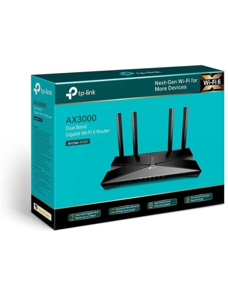WIRELESS N ROUTER TP-LINK ARCHER AX50 WIFI 6 AX3000