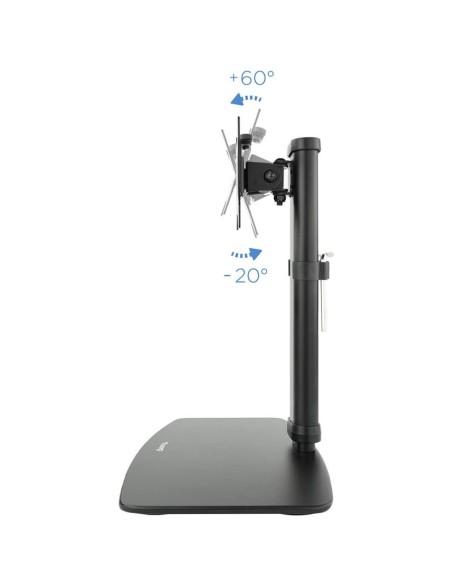 SOPORTE DE MESA TV MONITOR TOOQ REG.ALTURA GIR. INCL. 17-27 BLACK