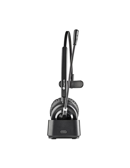 AURICULARES + MICROFONO NGS BUZZ BLAB CON BASE DE CARGA BLUETOOTH MONOAURAL