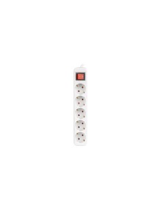 REGLETA LANBERG 5 SCHUKOS CON PROTECCION 3M WHITE 2